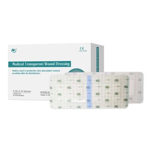 แผ่นฟิล์มใสกันน้ำขนาด10*25ซม. แผ่นกาวพันแผลสำหรับหลังการผ่าตัดหรือโล่ IV - Product Image 2
