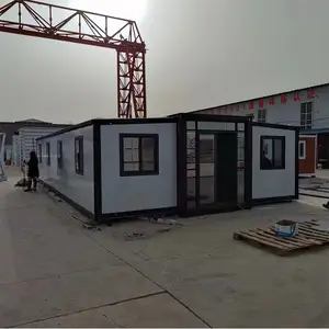 中国工厂专业3d设计的可居住集装箱家居小房子预制屋