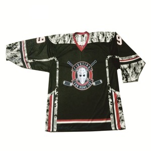 Maillot de hockey sur glace sublimé de qualité supérieure designs personnalisés logos et meilleur matériau personnalisé prix de gros bon marché au Pakistan - Product Image 4