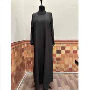 NUEVAS Abayas Negras Lisas al por Mayor, Color Sólido, Ropa Islámica Modesta y Sencilla, Vestidos Musulmanes para Mujer, Abayas de Dubái - Product Image 5