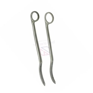 Outil à levier osseux manuel en acier inoxydable de qualité supérieure pour la chirurgie orthopédique avec poignée à anneau dentelé et finition mate réutilisable - Product Image 2
