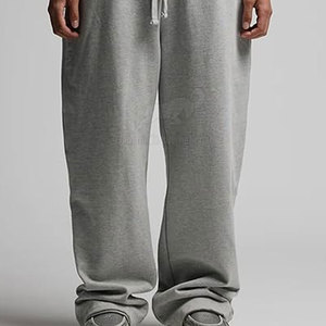 Pantalones de Hombre de Tela Suave con Doble Cintura, Diseño de Doble Cinturón, Ajuste Holgado, Cómodos y Casuales - Product Image 5