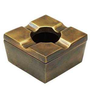 Standard Design <b>square</b> Shape Metal Astray Manual for Ashtray Modern Style Customizable logo Multicolors Competitive Pricing - Product Image 3