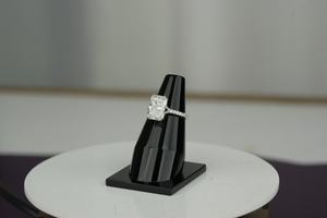 Anillo de diamantes cultivados en laboratorio de lujo 2,30 quilates corte esmeralda VS1 claridad IGI SGL certificado Oro rosa oro plata pedido al por mayor proveedor - Product Image 5