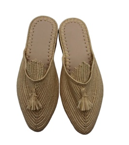 Zapatillas hechas a mano para mujer, pantuflas naturales de verano, para playa - Product Image 1