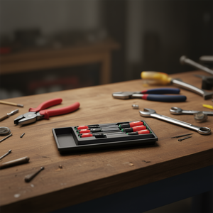 Jeu de tournevis assortis en plateau plastique, 6 pièces - Product Image 3