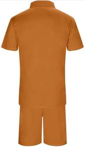 Logo personnalisé été hommes football formation Jogger ensemble short pour hommes 2 pc costume t-shirt et short ensemble - Product Image 3