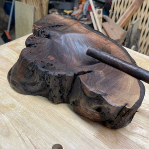 ที่เขี่ยบุหรี่ไม้ขัดเงาทันสมัยสำหรับลานบ้านและระเบียงเหมาะสำหรับพื้นที่สูบบุหรี่กลางแจ้งและบรรยากาศที่ผ่อนคลาย - Product Image 1