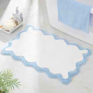 Alfombrilla de baño de algodón de alta calidad de diseño moderno, precio de patrón sólido, alfombrillas de baño para uso en el baño - Product Image 1