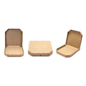 Hexagon shaped Paper Pizza Box Disposable Kraft Paper Hexagon Pizza Box Paper Pizza Box For Sale
