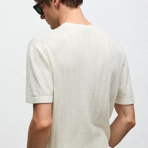 100% algodón de gran tamaño para hombres Camiseta de manga corta con cuello redondo Top Summer Casual Loose fit impreso Jersey Camisetas para hombres - Product Image 4