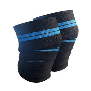 Bandes de genou pour hommes et femmes avec sangle en caoutchouc pour squats, musculation, haltérophilie, soutien de compression - Product Image 1