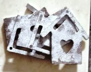 Panneau de musique en aluminium moulé suspendu utilisé comme ornements dans l'arbre de Noël et la décoration intérieure Derniers produits de décoration de Noël - Product Image 5
