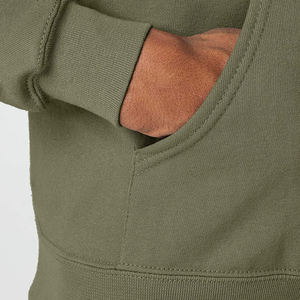 Meilleure édition classique du sweat à capuche en molleton pour homme Olive 100% coton uni personnalisé coupe-vent hiver vente chaude très demandé par les clients - Product Image 6