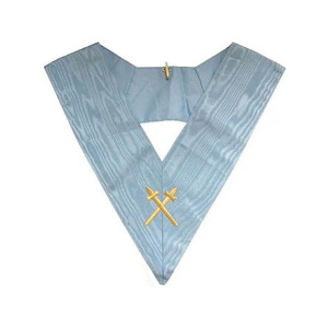 Master of Ceremonies Collar Natural Silk Rectified Scottish Rite - Product Image 1