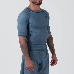 Diseño de logotipo personalizado Sublimación completa Mma Rash Guard No Gi Jiu Jitsu Bjj Rashguard Fabricante por Edge Force Sportswear - Product Image 5