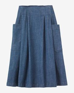 Faldas largas de mezclilla de Invierno para mujer, detalle de botones, tendencia informal para estilos de Festival 2025 - Product Image 1