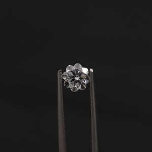 Par de diamantes cultivados en laboratorio de corte floral de 1-1 quilates para anillos de compromiso y pendientes, regalo de diamante hecho en laboratorio CVD con certificado IGI - Product Image 3