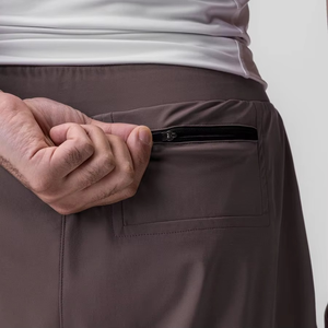 Vente en gros de shorts de course pour hommes respirant fitness noir double couche shorts pour hommes nouveau confort entraînement musculation short - Product Image 5