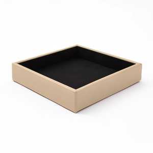 Majestic Blend Velvet and Leather Designer Tray Premium Customizable Serving Tray for Luxury Home Decor and International Export - Product Image 3