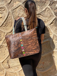 กระเป๋าสะพายผู้หญิงหนังวัวแท้ลายสัตว์สินค้ามาใหม่กระเป๋าสะพายข้างสไตล์วินเทจจุของได้เยอะ - Product Image 3