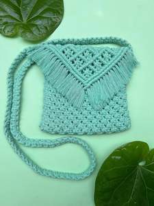 กระเป๋าสะพายไหล่ผ้าฝ้ายมัสตาร์ดทำด้วยมือสำหรับฤดูร้อน - Product Image 3