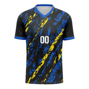 Camiseta de Fútbol Personalizada al por Mayor, Sublimada con el Logotipo del Equipo, Transpirable, OEM, Ligera, de Secado Rápido, para Hombre - Product Image 1