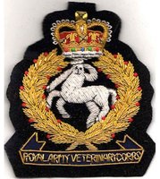 Écusson de blazer REME (Couronne de la Reine) brodé à la main au fil de bouillon, Garde Grenadière |   Écussons souples à coudre pour blazer avec armoiries familiales