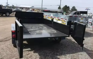 Remolque de tractor de granja pequeño, de alta resistencia, ATV, volquete hidráulico, remolque de granja, Material de hierro de calidad de fábrica a la venta - Product Image 2