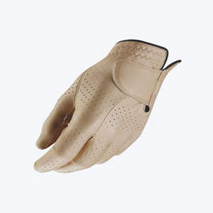 Gant de golf en cuir véritable Cabretta de haute qualité en gros d'Indonésie poignée de sport respirante brodée - Product Image 2