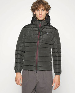 Veste d'hiver matelassée pour hommes, manteau à bulles matelassé imperméable avec caractéristiques personnalisées pour une utilisation en extérieur - Product Image 1