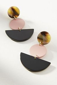 Pendientes colgantes de cuerno orgánico con artesanía artesanal para aquellos que buscan joyería de moda Bohemia sostenible - Product Image 3