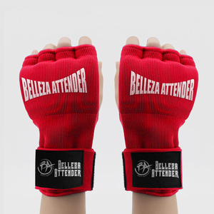 Guantes de boxeo de gel de medio dedo 2025 con envoltura interior para Muay Thai MMA Kickboxing artes marciales - Product Image 6