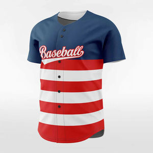 Maillots de baseball personnalisés, uniformes d'équipe OEM, vêtements de sport respirants et durables pour hommes et femmes, fournisseur en gros - Product Image 2