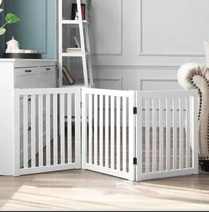 รั้วไม้สำหรับสัตว์เลี้ยงที่น่าสนใจครอบคลุมชายแดนสำหรับลูกสุนัขและสัตว์เลี้ยงอื่นๆสำหรับบ้านสวนในร่มจำนวนมาก - Product Image 6