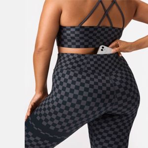 Women OEM ODM Custom <b>Tight</b> Fitness Yoga Pants Sublimation Printed Sport Legging - Product Image 5