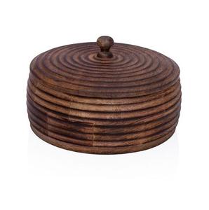 Wooden Chapati Box with Lid for Storing Rotis Ideal for Home Dining Table Catering Weddings and Traditional Occasions - Product Image 6