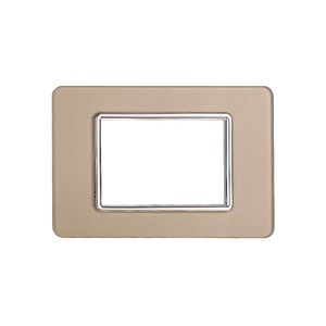 Etroit serie Starlight 3P lastra di vetro, Color oro, compatibile con Vimar Plana-materiali elettrici/compatibile con Vimar - Product Image 1