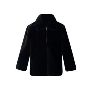 Top Grain Suede Leather Men's Coat Imitation Fur Coat Short Lapel Jacket Imitation Winter Coat Cold and Warm - Product Image 1