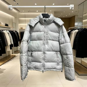 Veste en duvet pour homme, design classique de luxe léger de haute qualité, veste en duvet d'hiver - Product Image 2