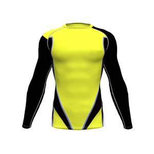 Servicio OEM, Camisetas de Compresión Unisex de Alta Calidad y Transpirables para MMA, Spandex/Poliéster, Secado Rápido, Venta al Por Mayor - Product Image 2