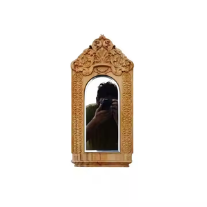 Azora Industries Modern Design Wood Makeup <b>Mirror</b> <b>Vintage</b> Decorative Wall Mount by Azora Industries - Product Image 1