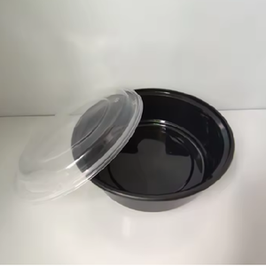 OEM ODM พลาสติก PP กล่องอาหารกลางวันแบบฉีดสไตล์สดใสที่ทันสมัยเป็นมิตรต่อสิ่งแวดล้อมภาชนะบรรจุเนื้อแบบพับได้สำหรับใช้ในงานแต่งงาน - Product Image 4