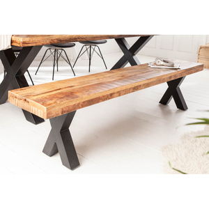 X jambe nouveau salon chaises tabourets de bar tabourets en bois massif et poufs banc avec pieds en métal Patio os incrustation Console pour la maison Dec - Product Image 1