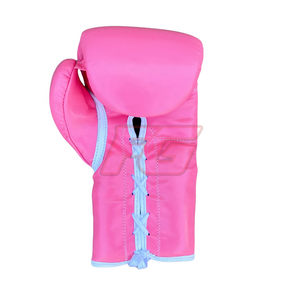 Ensembles de gants de MMA personnalisés pour la compétition, en cuir de vachette, avec protège-tête de boxe à lacets et protège-guêtres, respirants, pour l'entraînement aux arts martiaux - Product Image 6