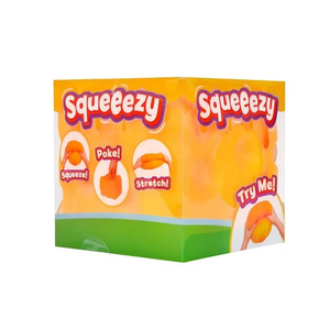 New Squeezy Cheese <b>Block</b> - 4 Inch Ultra-Soft Slow Rising Jumbo Squishy Cheese, Stress Relief Toy for Adults, Focus & Relaxation - Product Image 1