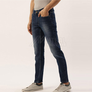Pantalones vaqueros de cintura alta con estilo para hombre Ajuste perfecto y pantalones vaqueros de diseño moderno para hombre - Product Image 2