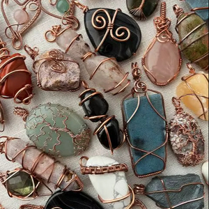 Conjunto de Joyería de Moda con Colgante de Bisel de Macramé de 25 mm, Regalo de Aniversario Hindú para Niños, Unisex, Clásico, Certificado IGI - Product Image 1