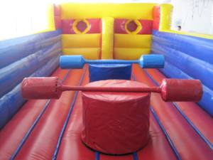 Parcours de bungee gonflable et arène de combat, deux en un, arène sportive - Product Image 1