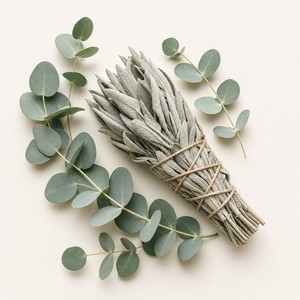 Varitas de Eucalipto y Salvia para Ahumado al por Mayor |   Paquetes de Limpieza al por Mayor para Revendedores |   Alternativa de Salvia Blanca de Marca Privada |   Stock de EE. UU. - Product Image 1